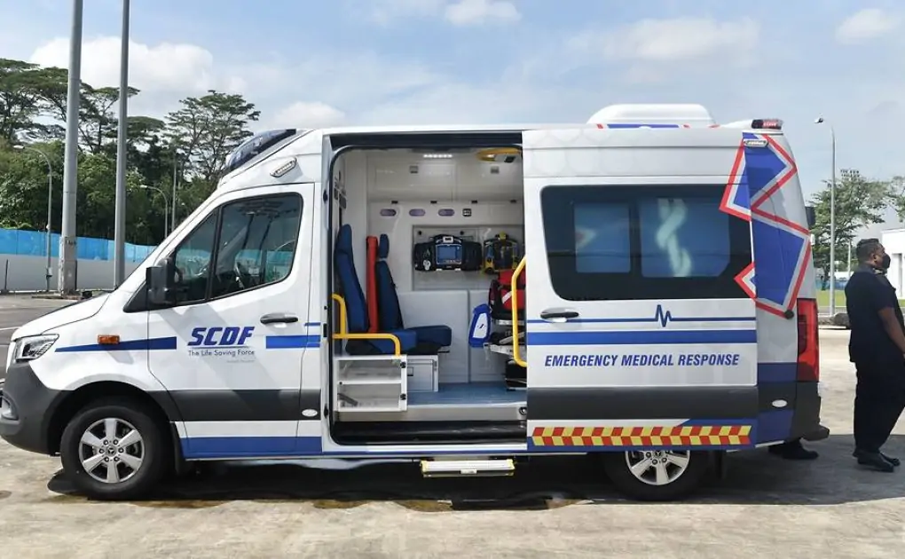 SCDF to roll out new ambulance that can self-decontaminate and automatically load stretcher