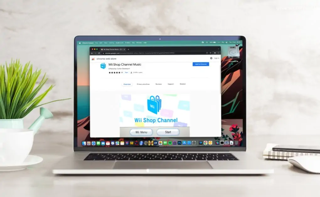 A web extension allows you to listen to Nintendo's Wii Shop music as you browse