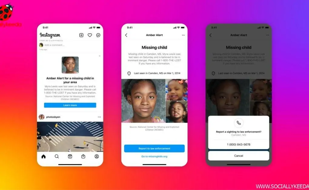 Instagram adds AMBER Alert system to help find missing children