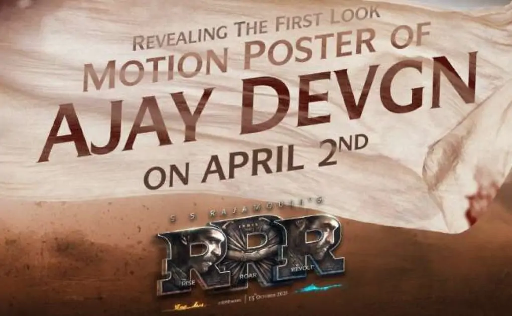 RRR Makers Release Ajay Devgn Movement Poster On His Birthday Alia Bhatt Ram Charan Fans Can’t Keep Calm – Socially Keeda