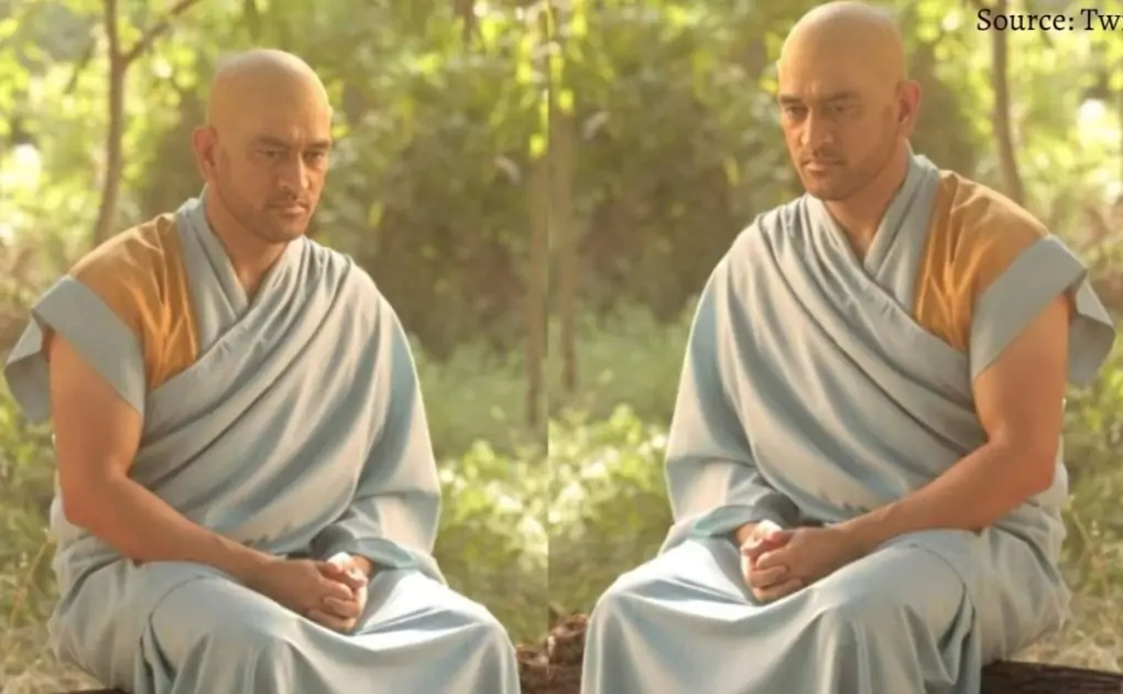 Surprising Look! Dhoni heads 'shaved' for IPL advertisement