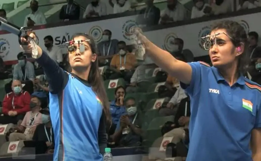 Manu Bhaker, Yashaswini Deswal & Rahi Sarnobat Bag Bronze Medal in ISSF World Cup 2021