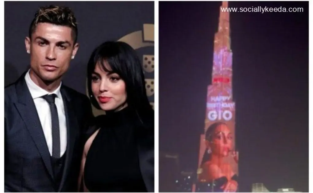 Cristiano Ronaldo's Girlfriend Georgina Rodriguez Features on Burj Khalifa, Shares Beautiful Pics With Family From Her 28th Birthday Celebration