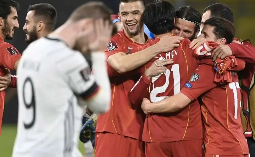 FIFA World Cup Qualifiers: North Macedonia Hand Germany First World Cup Qualifying Loss In 20 Years