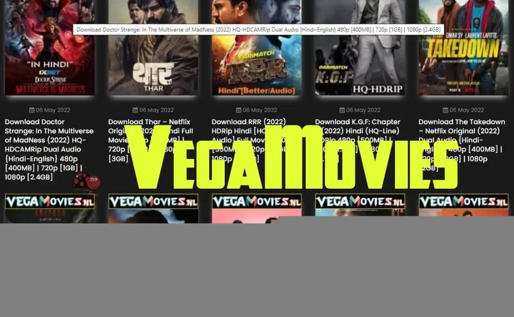 Vegamovies 2024: Download Bollywood Movies, Hindi Web Series, and South Indian Movies for Free