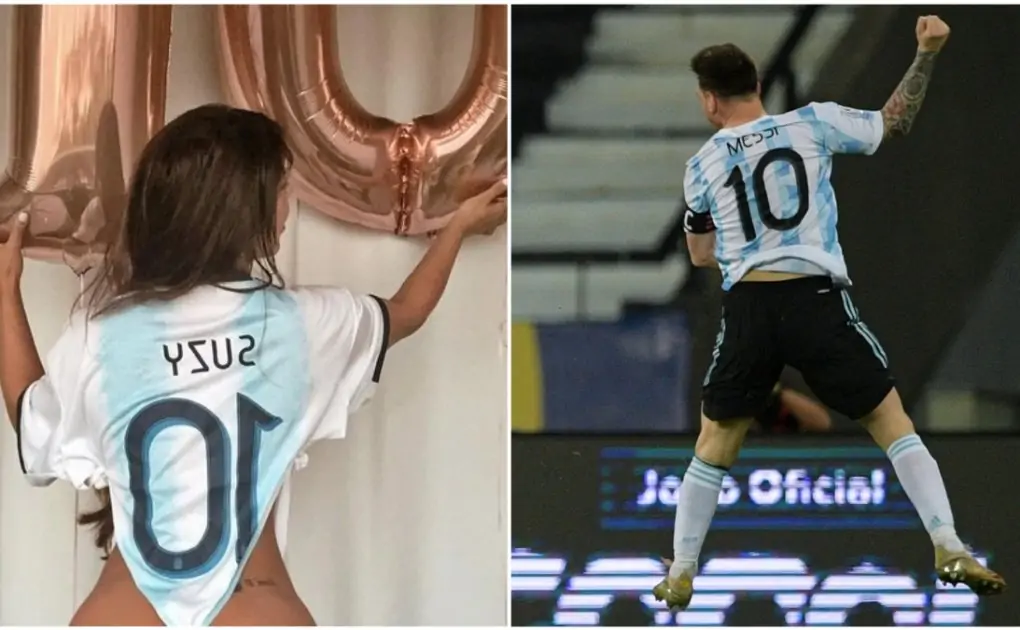 'Miss BumBum' Suzy Cortez, Lionel Messi’s Crazy Fan Praises Argentinian Football Star For The Stunning Free-Kick Against Chile, Calls Him ‘The Best in History’