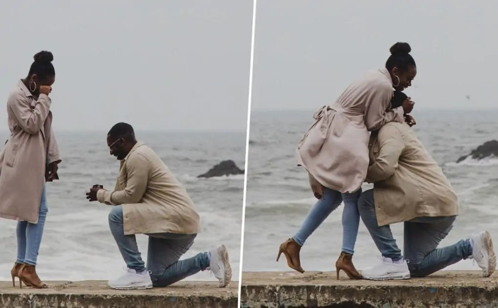 Photographer Claims She Found Unknown Couple Clicked in Viral Proposal Photos in Sutro Baths, San Francisco; Twitterati Hits Back With Original Photographer's Version of The Story