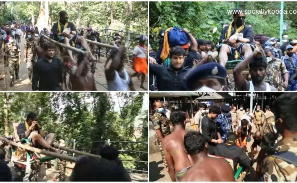 Ajay Devgn’s Video Of Being Carried To Sabarimala Temple In A Dolly Goes Viral; Malayali Netizens Wonder Why Even Bother To Visit