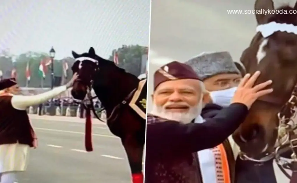 Republic Day 2023: Virat Retires From President’s Bodyguard Steed; President Ram Nath Kovind, PM Narendra Modi And Rajnath Singh Bid Farewell To Bodyguard Troop Horse (Watch Video)
