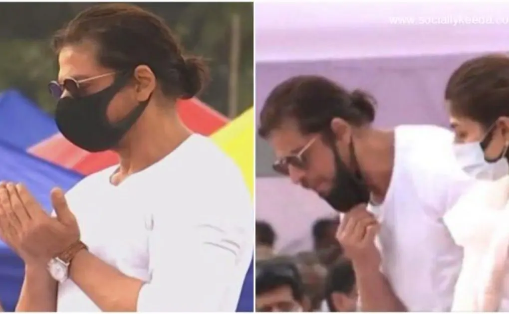 Shah Rukh Khan Accused of ‘Spitting’ During Lata Mangeshkar’s Funeral; Twitterati Comes in Support of the Superstar After Video Goes Viral