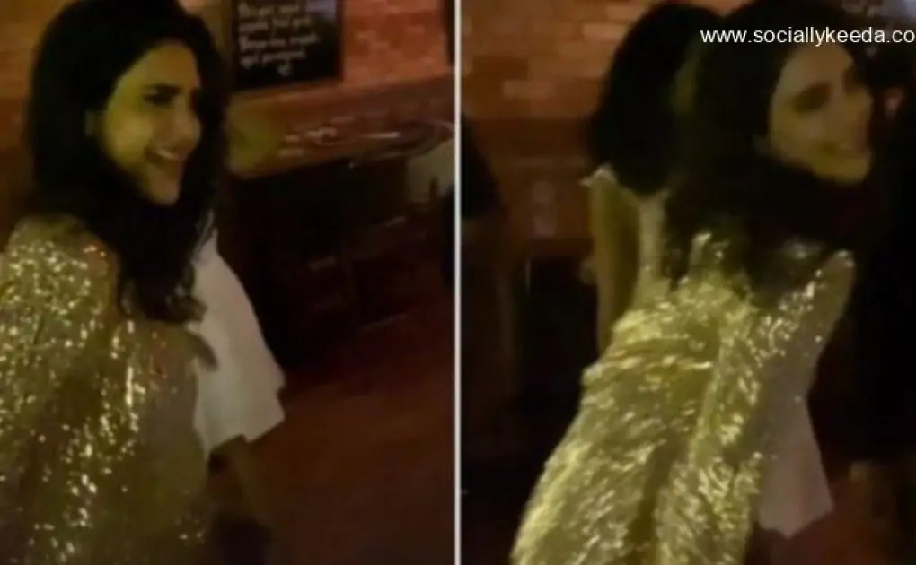 Karishma Tanna Dances in a Shimmery Outfit to Samantha Ruth Prabhu’s ‘Oo Antava’ at Her Wedding Reception; Video Goes Viral