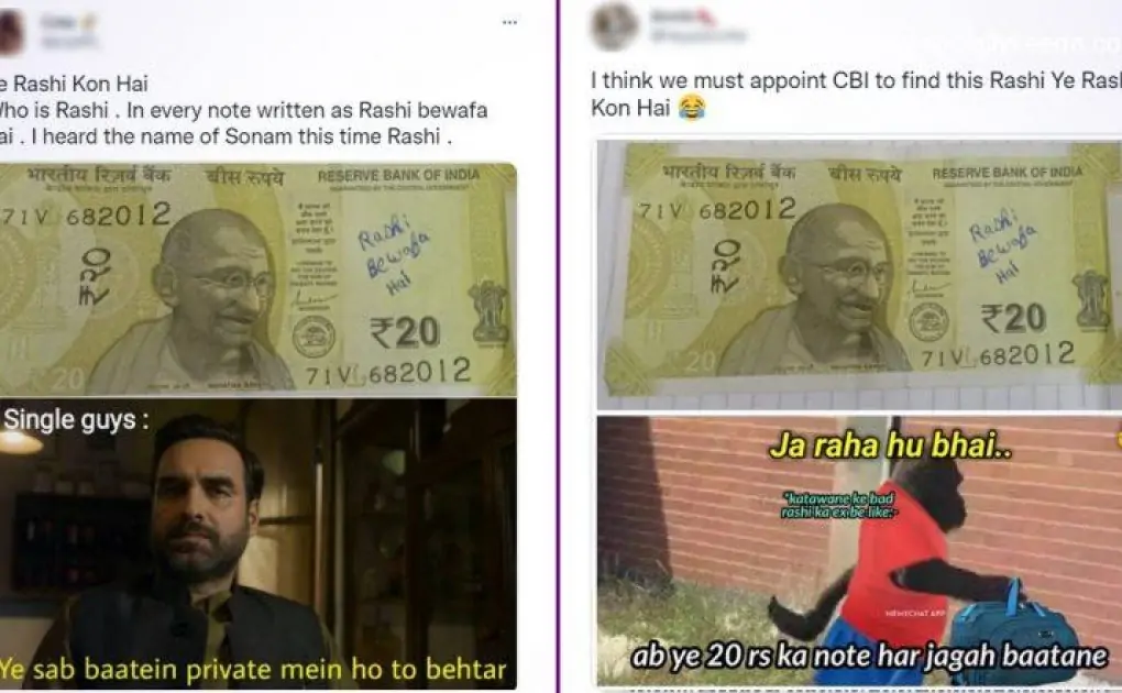Ye Rashi Kon Hai Funny Memes and Jokes Trend on Twitter as Images With Message 'Rashi Bewafa Hai' Goes Viral on Valentine's Day 2023!