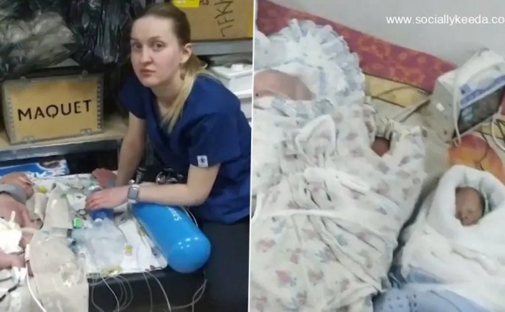 Newborns at Dnipro Children’s Hospital Moved Into Makeshift Bomb Shelter As Russia Bombs Eastern Ukraine (Watch Video)