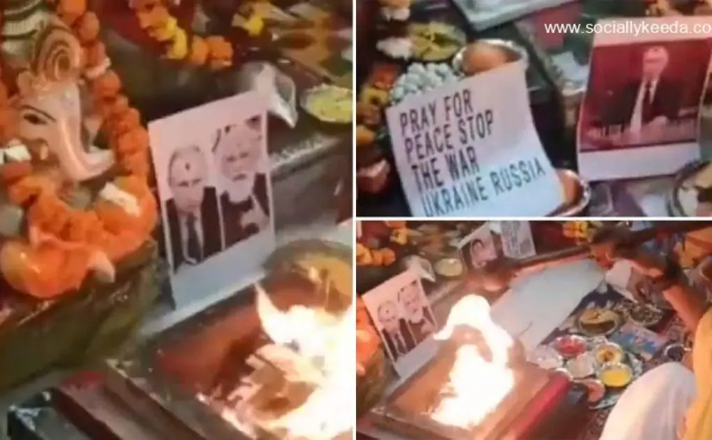 Hindu Priests Organise Special Hawan in Delhi Amid Russia-Ukraine War (Watch Video)