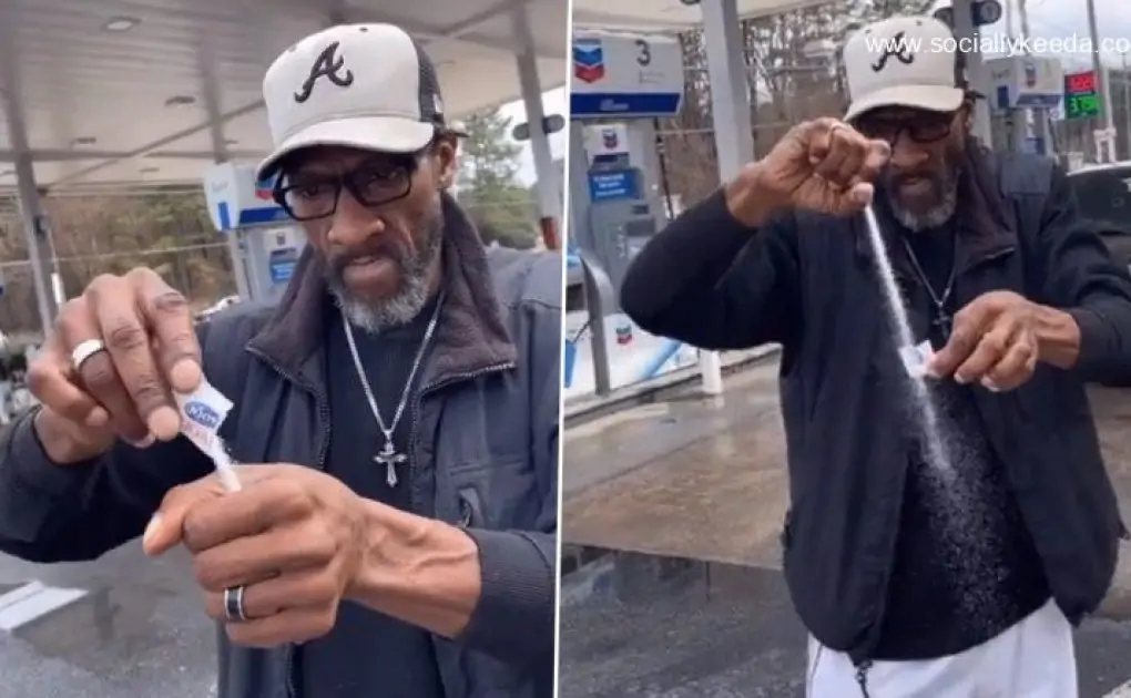 Watch: Man's Amazing Magic Trick With Sachet Of Sugar Will Throw You For A Loop!
