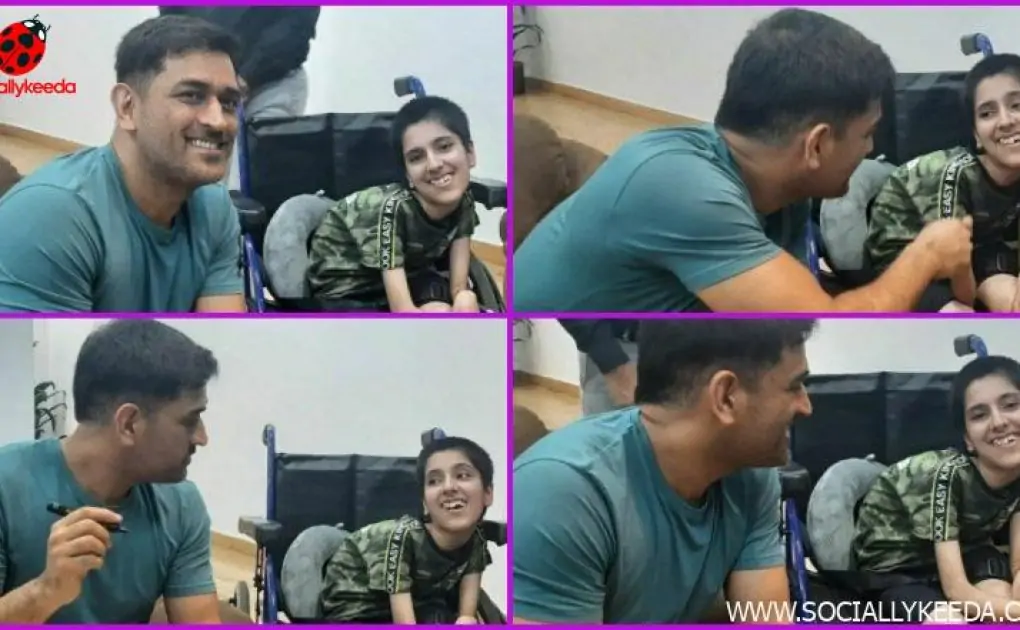 MS Dhoni Fulfils Specially-Abled Fan’s Wish, CSK Captain Makes Kind Gesture (See Pics)