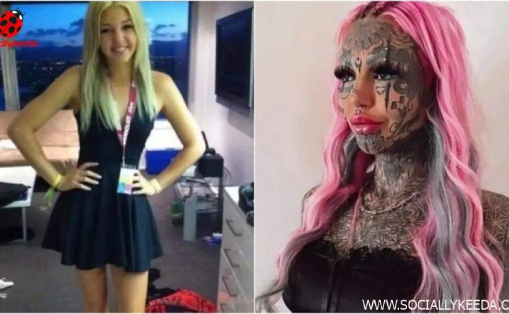 XXX OnlyFans Star ‘Dragon Girl’ Amber Luke’s Shocking Model Photos Before Spending a Whopping $250,000 on Body-Covering Tattoos, Split Tongue & Eyeball Inking Go Viral!