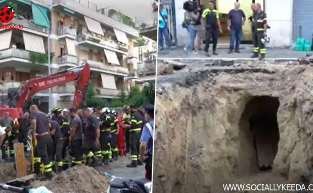 'Kya Bank Robber Banega' Man Digging Tunnel Allegedly to Rob Bank Gets Stuck, Firefighters Saves His Life (Watch Viral Video)