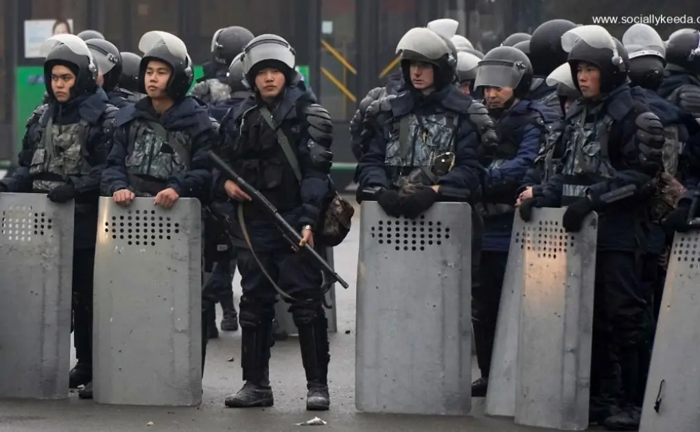 Kazakhstan leader gives 'kill without warning' order, as bodies lie in the streets