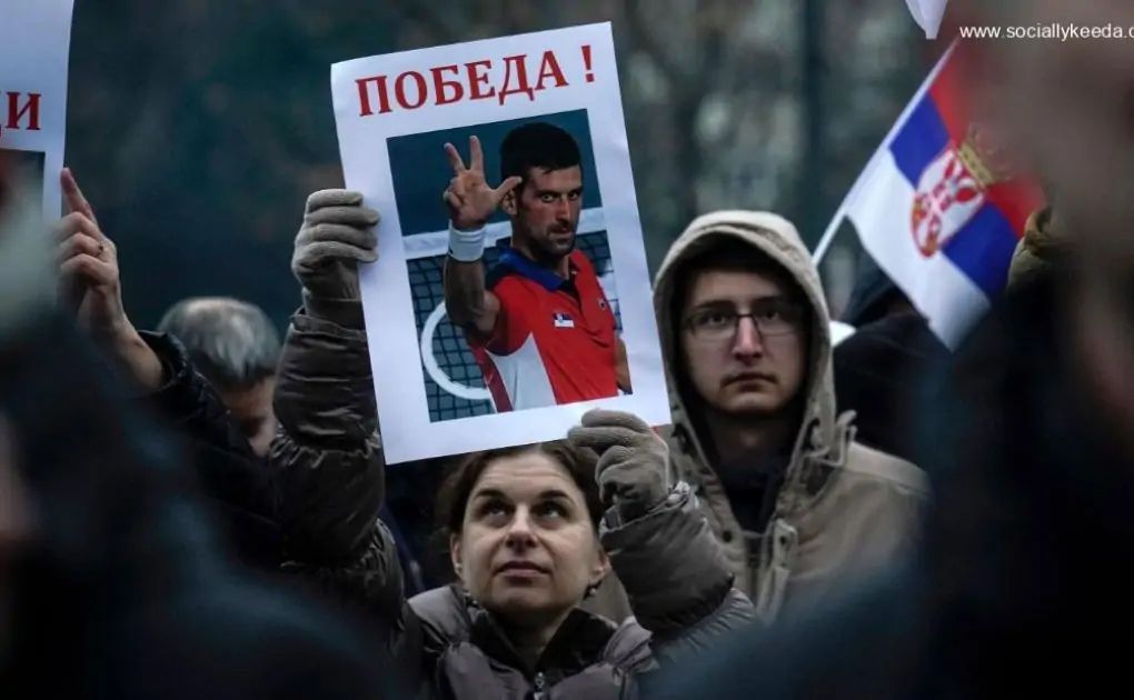 Novak Djokovic is now famous for refusing the vaccine -- but in his native Serbia, he's a national idol, not an anti-vaxxer
