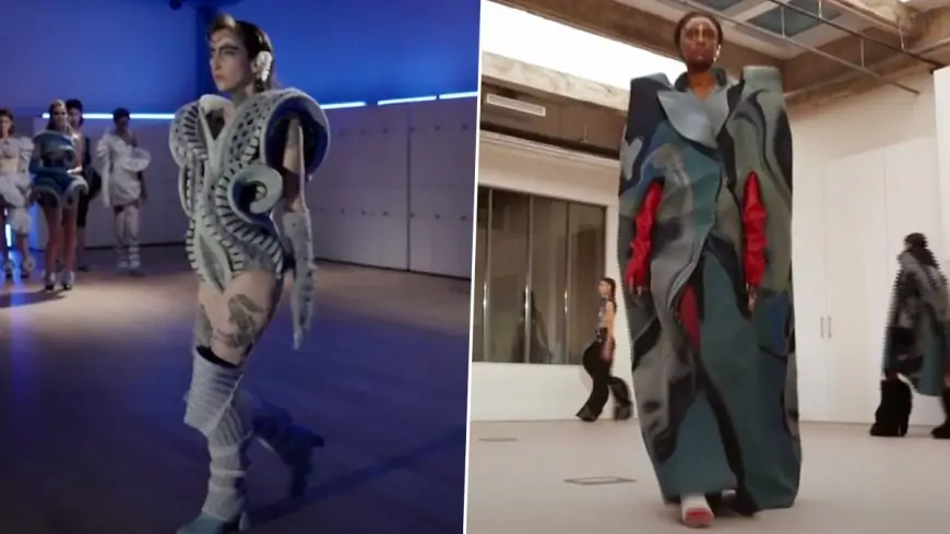 Paris Fashion Week 2021: ‘COVID Generation’ Student’s Debut With ‘Toxique, C’est Chic’ Creepy yet Bold Designs Are Garnering Eyeballs at the Virtual Edition (Watch Video)