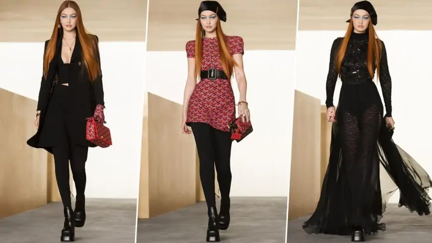 Versace Fall Winter 2021 Fashion Show: Gigi Hadid's 3 Breathtaking Looks in Milan Has Left Fans Mesmerised With Her Stylish Comeback (Watch Video)