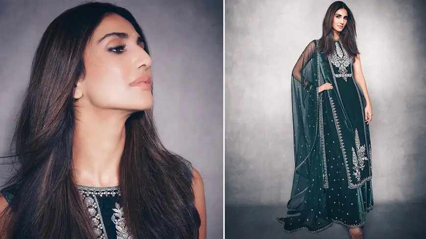 Yo or Hell No? Vaani Kapoor's Green Traditional Suit By Anita Dongre