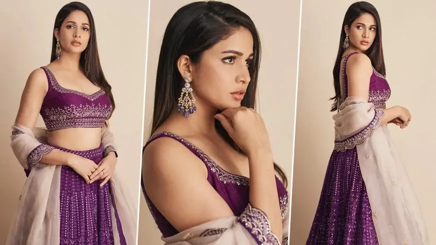 Lavanya Tripathi Is Oozing Some Serious Charm in a Festive Lehenga, Here’s a Look at Her Purple Passion!