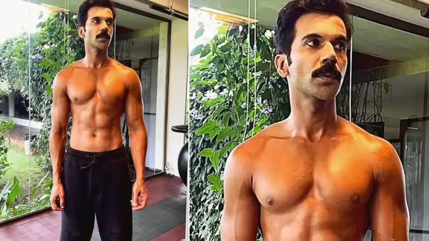 Roohi Star Rajkummar Rao Flaunts Washboard Abs in Recent Instagram Post