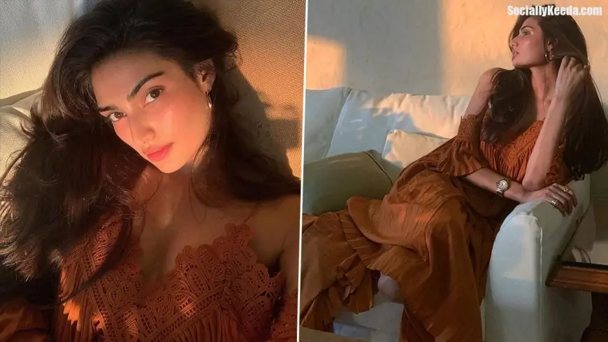 Athiya Shetty's Rust Coloured Maxi Dress is For Those Who Love Lounging and Lazing Around (View Pics)
