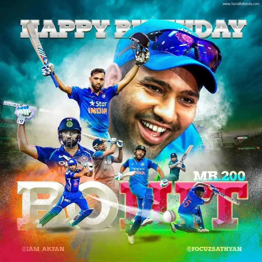 Happy Birthday Rohit Sharma WhatsApp Status Video Download