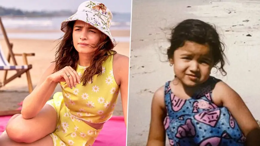Alia Bhatt Proves She’s a Beach Baby, Shares Then and Now Pics of Herself in a Bikini!