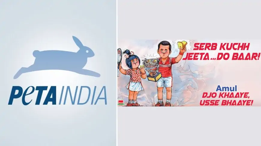 PETA Wants Amul To Take Down 'Misleading' Topical Featuring 'Vegan' Novak Djokovic