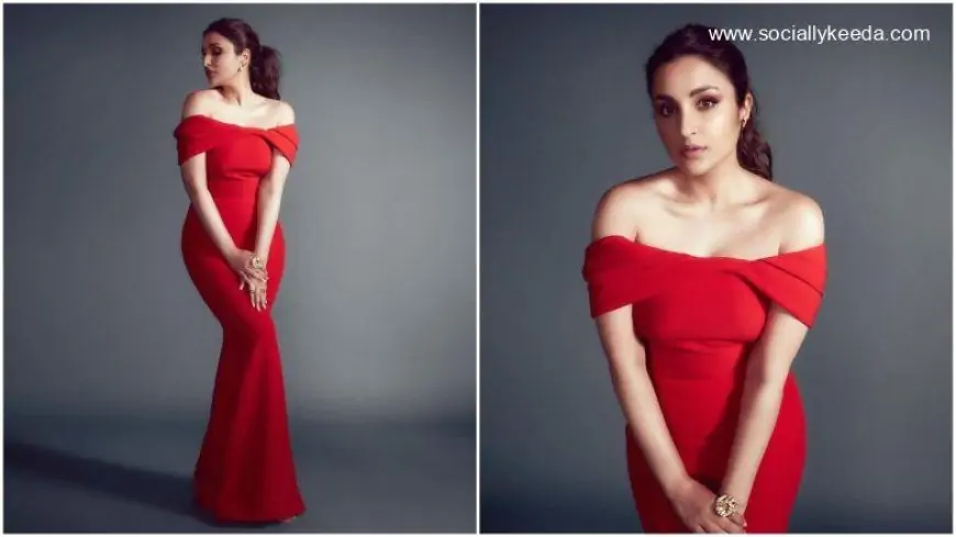 Parineeti Chopra's Red Off-Shoulder Maxi Dress is the Perfect Outfit to Wear for Your Valentine's Day Dinner Date!