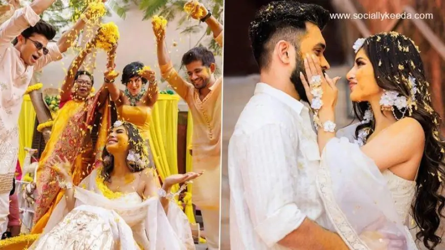 Mouni Roy Shares Unseen Photos From Suraj Nambiar's and Her Haldi Ceremony!