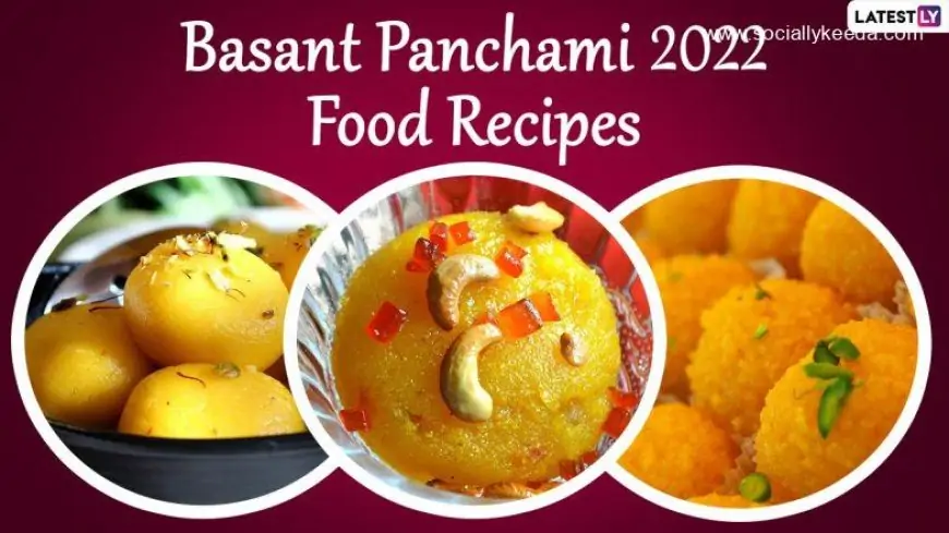 Basant Panchami 2023 Food Recipes: From Rajbhog to Boondi Ke Ladoo, 5 Healthy and Traditional Yellow Colour Delicacies for Saraswati Puja (Watch Videos)