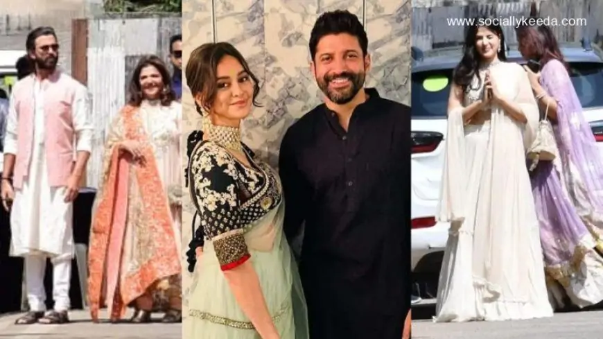 Farhan Akhtar-Shibani Dandekar Wedding: Hrithik Roshan, Rhea Chakraborty, Anusha Dandekar and Others Arrive in Style for the Couple’s Big Day in Khandala (View Pics)