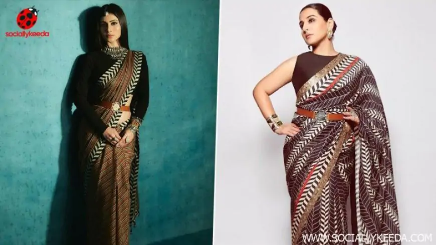 Fashion Faceoff: Mouni Roy or Vidya Balan, Who Nailed this JJ Valaya Saree Better?