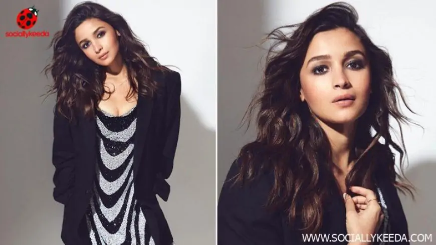 Alia Bhatt Steals Husband Ranbir Kapoor’s Blazer to Complete Her Look, View Glamorous Photoshoot Pics