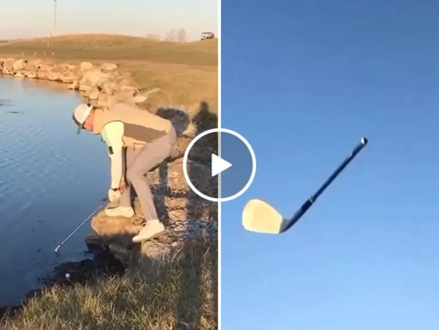 Golf is a recreation of selections, and this man made the mistaken one (Video)