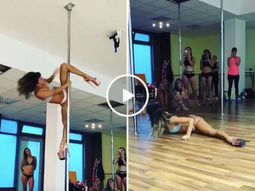 My my my, she’s pretty flexible. And strong too (Video)