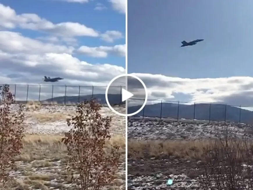 There should not many issues cooler than a yard F-18 fly by (Video)