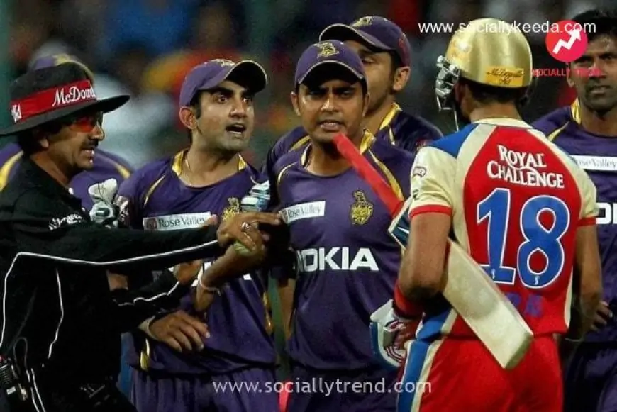 Virat Kohli And Gautam Gambhir Fight In IPL