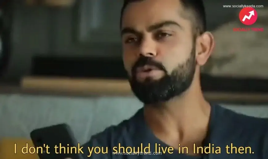 I don't think you should live in India then