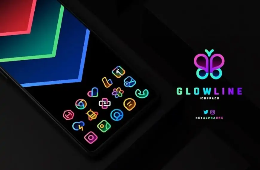 GlowLine Icon Pack 1.5 Apk