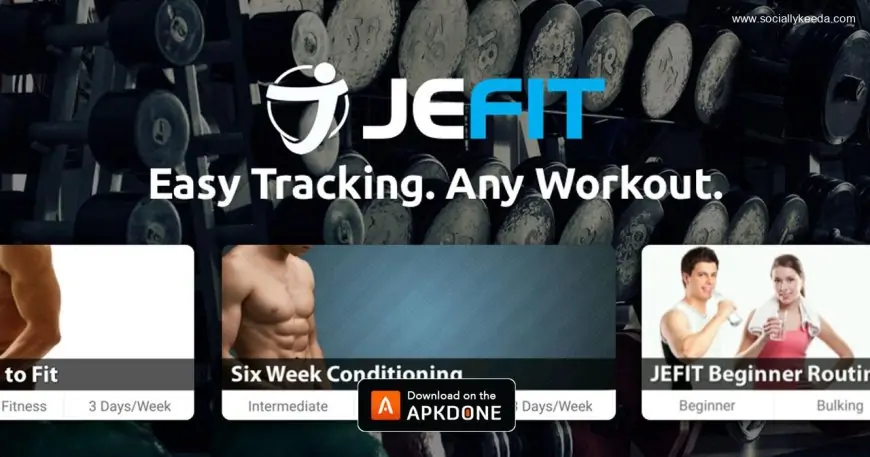 JEFIT Workout Tracker MOD APK 11.00 (Pro Unlocked) for Android