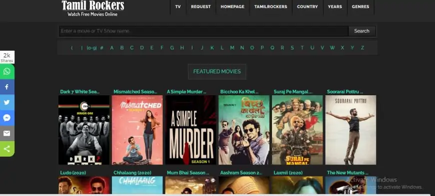 TamilRockers 2021 – Full HD Film Obtain Unlawful Web site