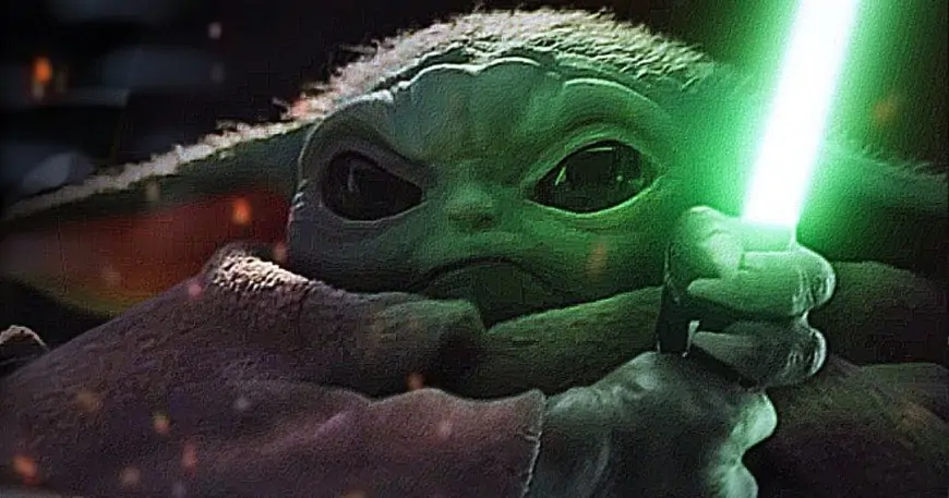 The Mandalorian Fan Makes Baby Yoda Lightsaber Using Knob from the Razor Crest