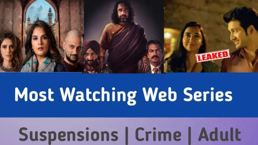 Prime 10 Internet Collection Most Watching (Suspension, Crime, Grownup)