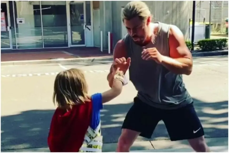 Chris Hemsworth Battles 'Little Thor' In Adorable Video